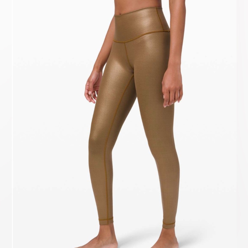 EUC Lululemon Wunder Under High-Rise Tight *Foil 28" 4 - Picture 3 of 10
